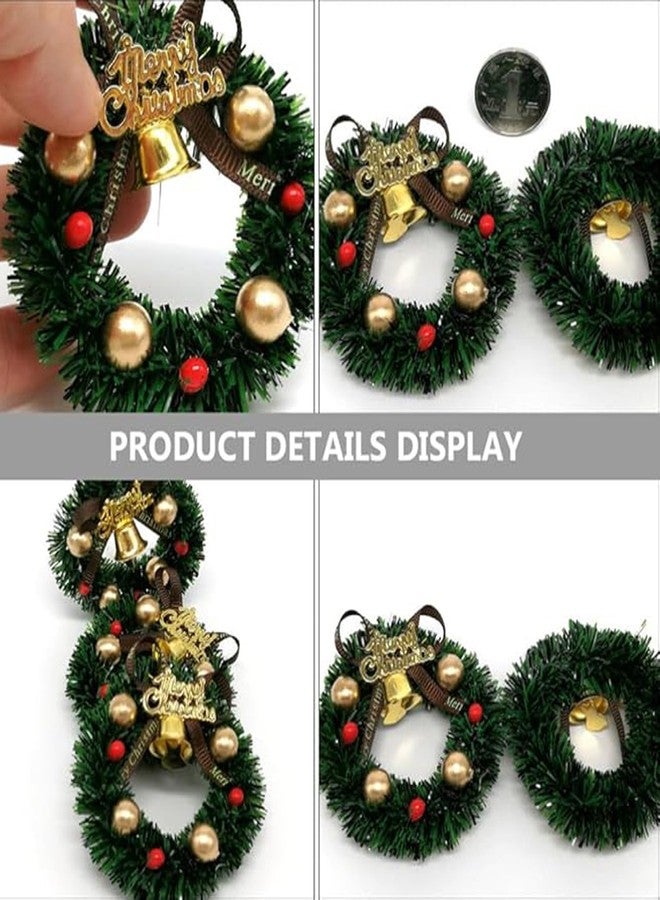 4 قطع من زينة عيد الميلاد المصغرة، أثاث بيت الدمى، زينة مصغرة بطابع عيد الميلاد، ديكور عيد الميلاد لبيت الدمى، أثاث مصغر، ديكور العطلات - Image 3